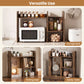 Expandable Desktop Bookshelf with Open Storage Cubes