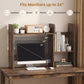 Expandable Desktop Bookshelf with Open Storage Cubes