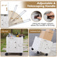 Foldable Utility Cart on 4 Rotate Wheels with Cup Holder