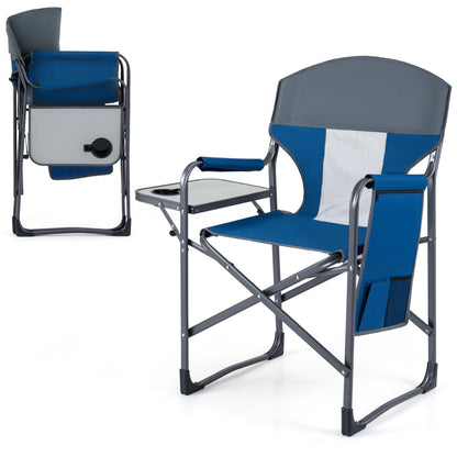 Folding Camping Chair with Cup Holder and Storage Pocket
