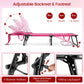 Folding Face Down Tanning Chair with Face Hole 3 Removable Pillows