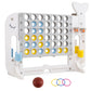 Giant 4-to-Score Game Set Jumbo Connect Four Game with Ring-toss
