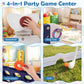 Giant 4-to-Score Game Set Jumbo Connect Four Game with Ring-toss