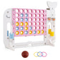 Giant 4-to-Score Game Set Jumbo Connect Four Game with Ring-toss