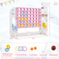 Giant 4-to-Score Game Set Jumbo Connect Four Game with Ring-toss