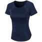 Women's Breathable Mesh Running Shirt   Quick Dry  Elastic Yoga Top