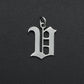 316 Stainless Steel Old English Letter Charms | DIY Alphabet Jewelry Findings for Bracelets and Necklaces