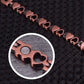Magnetic Bracelet for Women Heart Pure Copper Energy Bracelet Healing Chain Link Vintage Magnetic Copper Bracelets Therapy Arthr