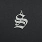 316 Stainless Steel Old English Letter Charms | DIY Alphabet Jewelry Findings for Bracelets and Necklaces