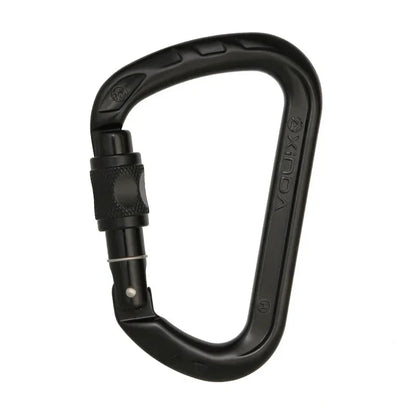 D-Shape Rock Climbing Carabiner - Auto-Locking and Durable