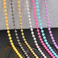 Colorful 2.4mm Alloy Ball Chain Necklace | DIY Jewelry Making Supplies
