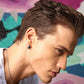 Rock Punk Huggie Earrings | Stainless Steel Unique Small Hoop Earrings for Men and Women