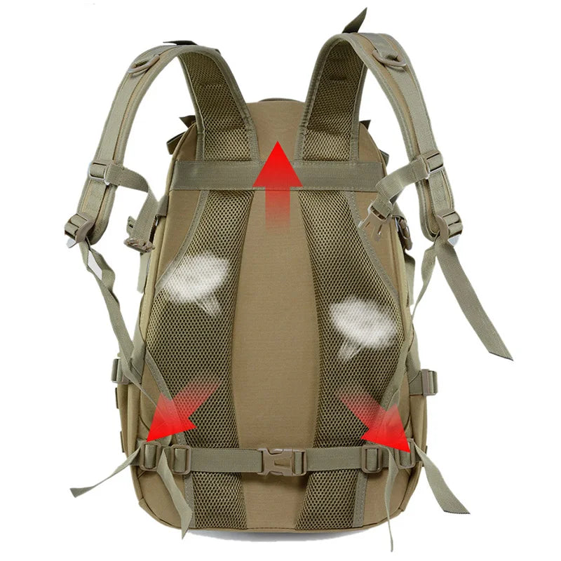 40L Tactical Backpack with  Reflective Features