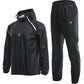 Men's Fitness Sauna Suit Set: Quick Sweat Gym Gear