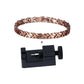 Vinterly Magnetic Pure Copper Bracelets for Women 6.5mm Vintage Chain Health Energy Magnet Arthritis Pain Relief Women Jewelry