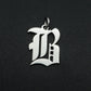 316 Stainless Steel Old English Letter Charms | DIY Alphabet Jewelry Findings for Bracelets and Necklaces