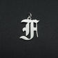 316 Stainless Steel Old English Letter Charms | DIY Alphabet Jewelry Findings for Bracelets and Necklaces