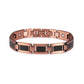 Vinterly Pure Copper Bracelet Men Magnetic 12mm Black Carbon Fiber Arthritis Men Hand Chain Link High Magnet Jewelry Benefits