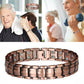 Men Red Copper Bracelet Business Style Double Strong Magnetic Therapy Bracelet For Arthritis Pain Relief Jewelry Accessories
