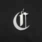316 Stainless Steel Old English Letter Charms | DIY Alphabet Jewelry Findings for Bracelets and Necklaces