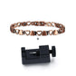 Magnetic Bracelet for Women Heart Pure Copper Energy Bracelet Healing Chain Link Vintage Magnetic Copper Bracelets Therapy Arthr