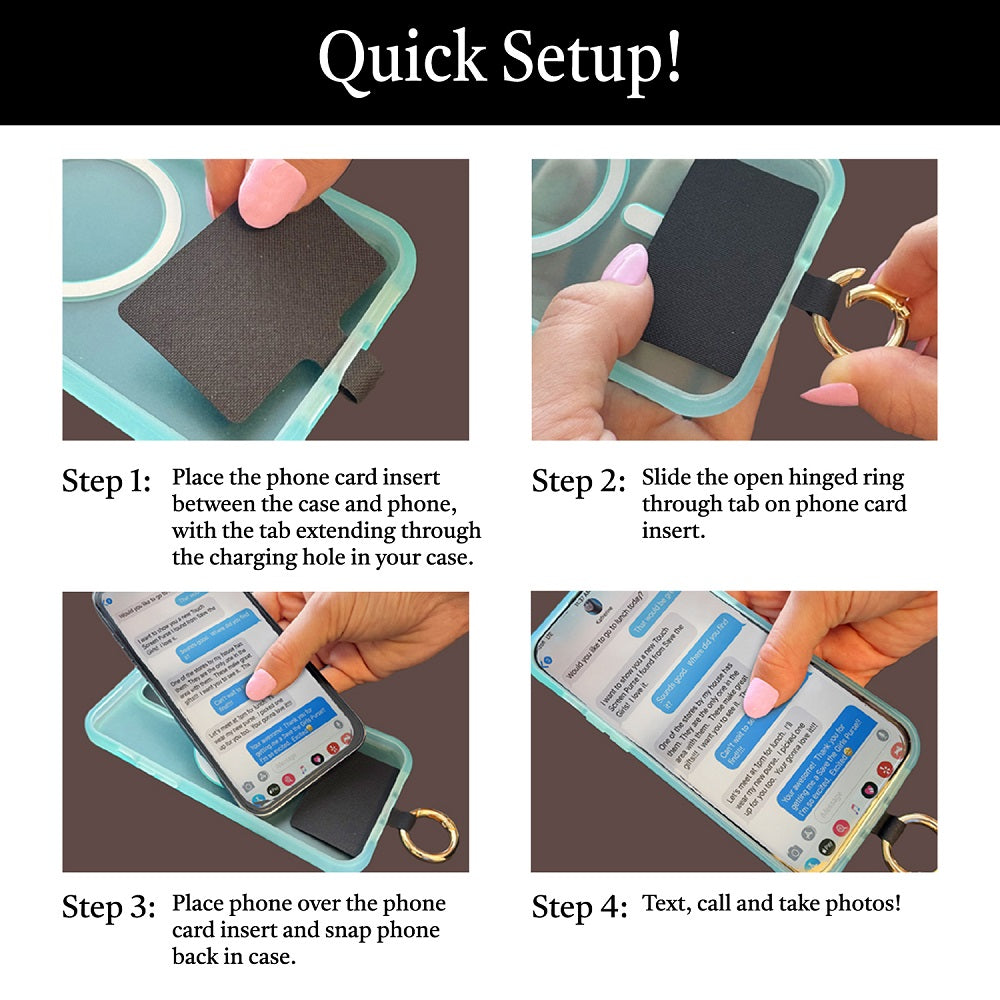 Clip & Go Strap w/Zippered Pouch Fun Dots