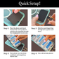 Clip & Go Strap w/RFID Pouch Starburst Pattern