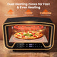 Electric Pizza Oven for 12" Pizzas with 8 Presets