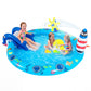 Inflatable Play Center Marine Life Spray Pool with Shark