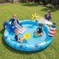 Inflatable Play Center Marine Life Spray Pool with Shark