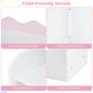 Kids Toy Storage Organizer Children Dress up Closet Wardrobe with Clothing Rack