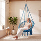 Macrame Swing Chair Hammock Chair with Round Seat Cushion