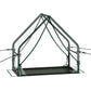 Mini Green House Metal Frame with Waterproof Bottom Mat and Wind Ropes