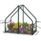 Mini Green House Metal Frame with Waterproof Bottom Mat and Wind Ropes