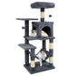 Multi-Level Cat Tower with 2-Door Condo and Padded Top Perch
