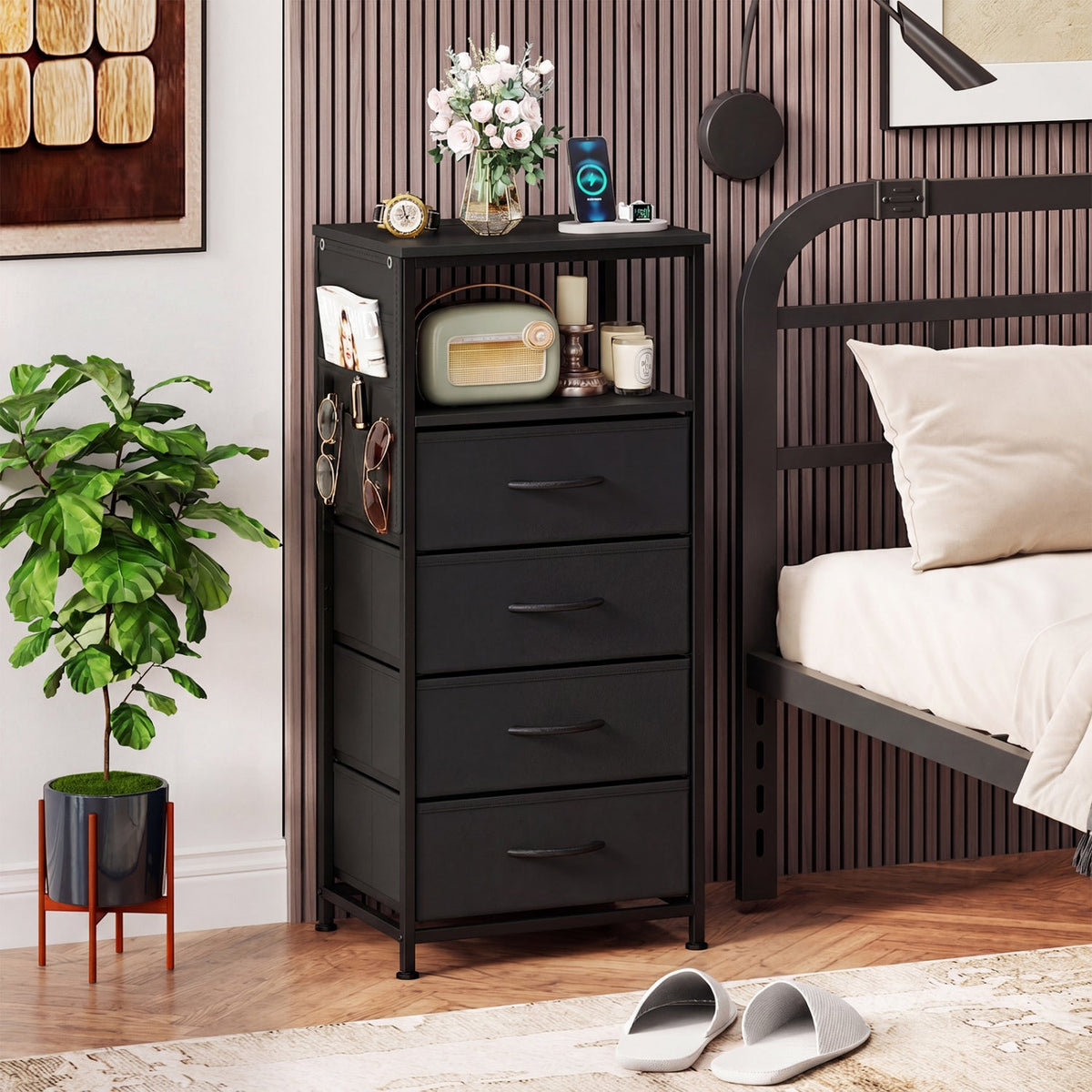 Room Divider Curtain Rod with Adjustable Floor to Ceiling Tension Rod (Curtains Not Included)