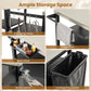 Outdoor Grill Cart with Stainless Steel Tabletop & Cabinet