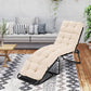 Outdoor Lounge Chaise Cushion 73"x22" with High Back String Ties