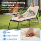 Outdoor Lounge Chaise Cushion 73"x22" with High Back String Ties