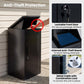 Package Delivery Box with Anti-Theft Board and Lockable Door