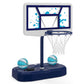 Pool Basketball Hoop Set with 2 Balls and Pump