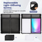 Portable DJ Booth with Adjustable Feet and Detachable Tabletop