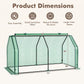 Portable Mini Greenhouse with PE Cover and Roll-Up Door
