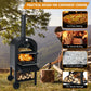 Portable Outdoor Pizza Oven with Stone & Waterproof Cover