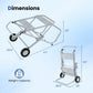 Portable Table Saw Stand with Rolling Wheels - Foldable