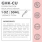 GHK-Cu Copper Peptide Neck & Face Serum