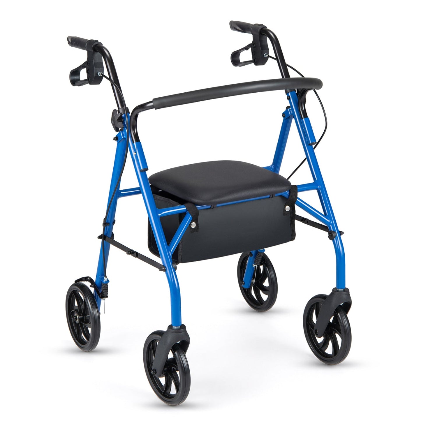 Rollator Walker with Seat and Height Adjustable Handles