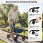 Rollator Walker with Seat and Height Adjustable Handles