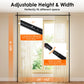 Room Divider Curtain Rod with Adjustable Floor to Ceiling Tension Rod (Curtains Not Included)