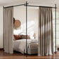 Room Divider Curtain Rod with Adjustable Floor to Ceiling Tension Rod (Curtains Not Included)